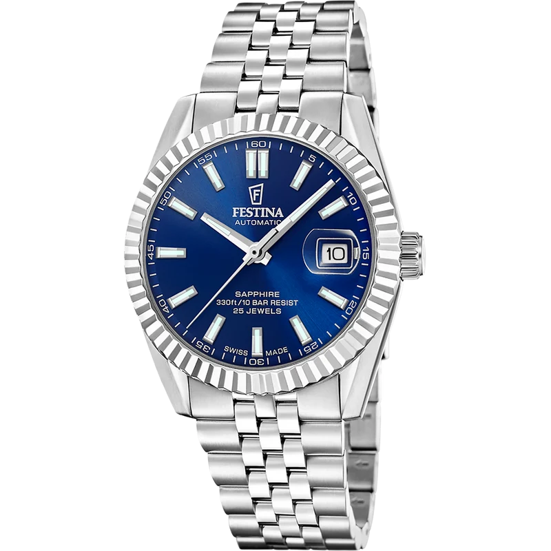 Festina Swiss Made F20090/2 Herrenuhr • Saphirglas • Automatikwerk