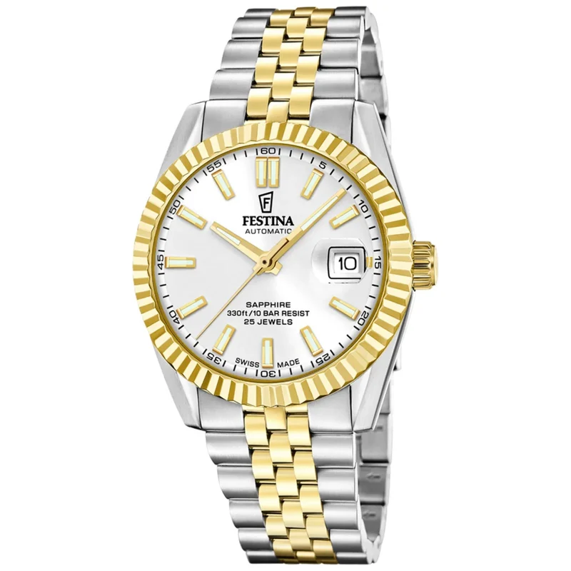 Festina Swiss Made Automatic F20091/1 Herrenuhr • Saphirglas • Automatikwerk Soprod P024