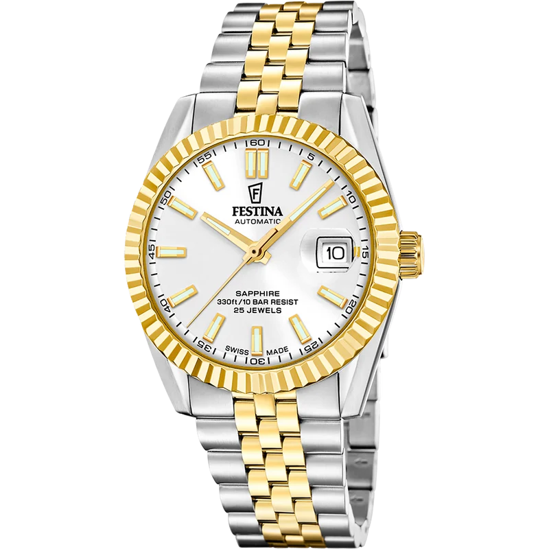 Festina Swiss Made Automatic F20091/1 Herrenuhr • Saphirglas • Automatikwerk Soprod P024