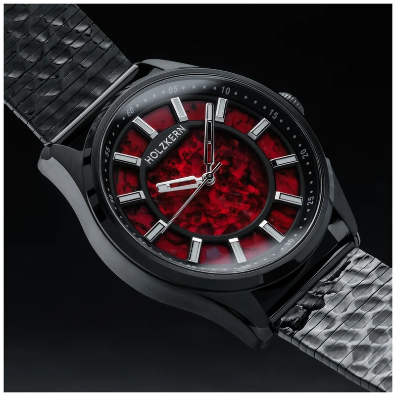 Holzkern Nomadics 9010631023379 Herrenuhr • Holz-Edelstahl-Gehäuse • Naturmaterialien