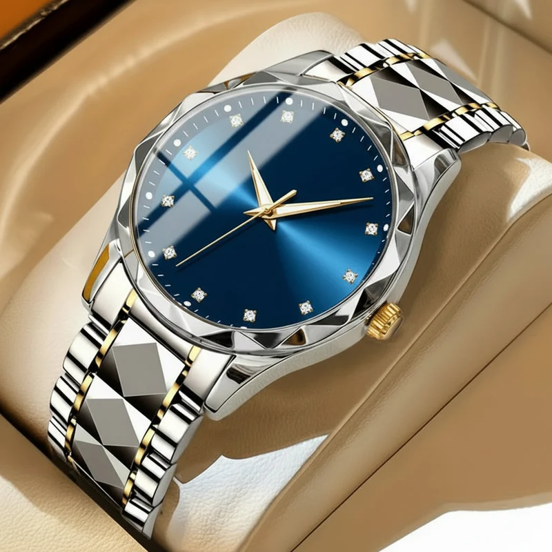 Multifunctioneel Titanium Horloge met Chronograaf Dubbel Display Waterdicht voor Dagelijks Gebruik en Sport | Sansoti