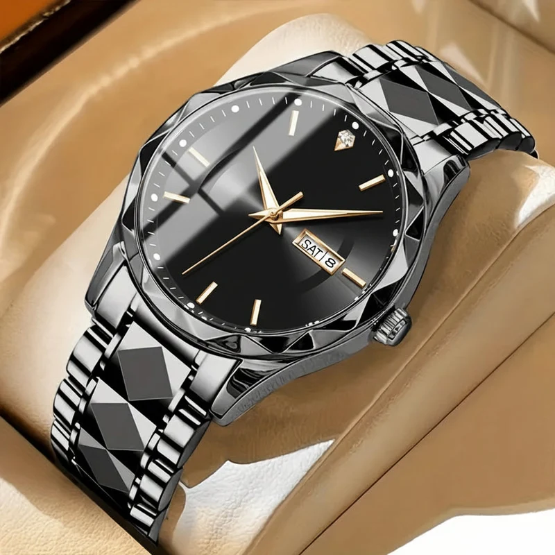 Multifunctioneel Titanium Horloge met Chronograaf Dubbel Display Waterdicht voor Dagelijks Gebruik en Sport | Sansoti