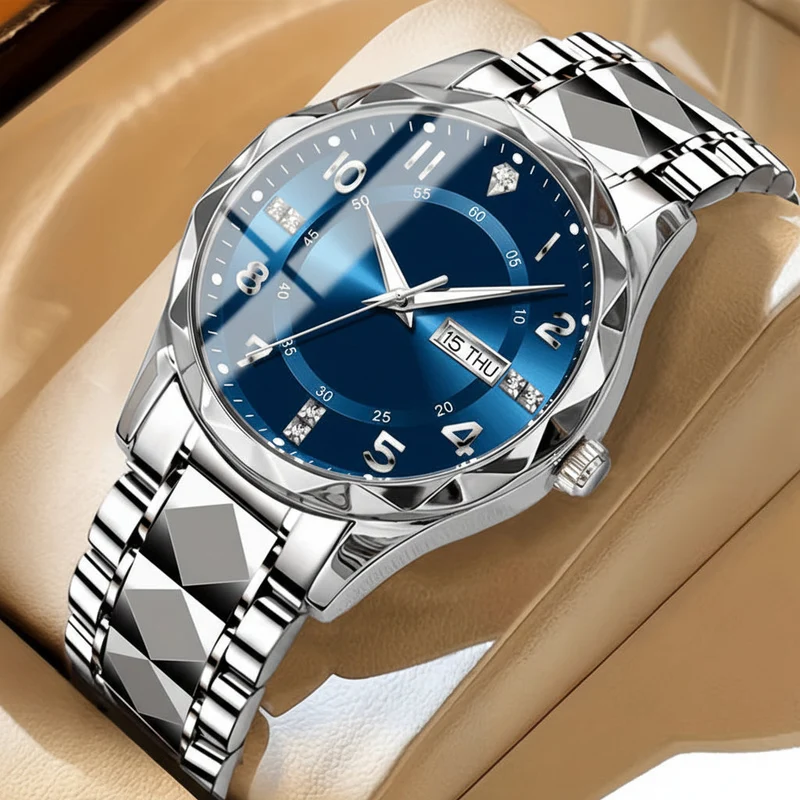 Multifunctioneel Titanium Horloge met Chronograaf Dubbel Display Waterdicht voor Dagelijks Gebruik en Sport | Sansoti