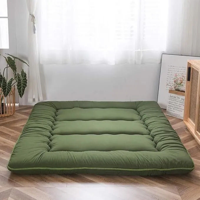 Opvouwbare Futon Matras 10cm Dik Japanse Vloermat Slaappad Logeerbed voor Volwassenen en Kinderen Comfort | Sansoti
