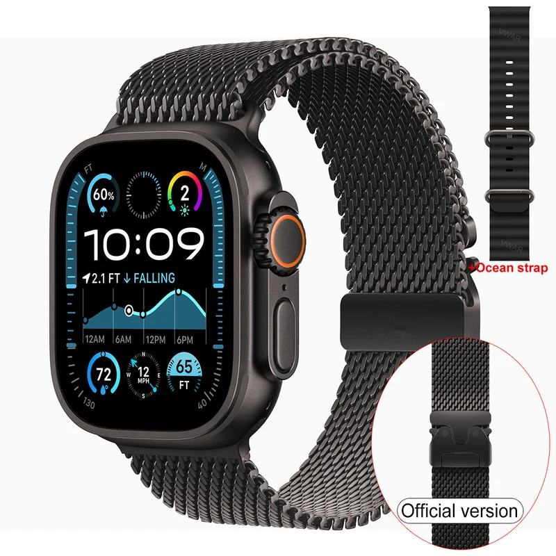 Smartwatch met helder AMOLED-scherm en 4G-connectiviteit voor bellen fitness gezondheidsmonitoring onderweg | Sansoti