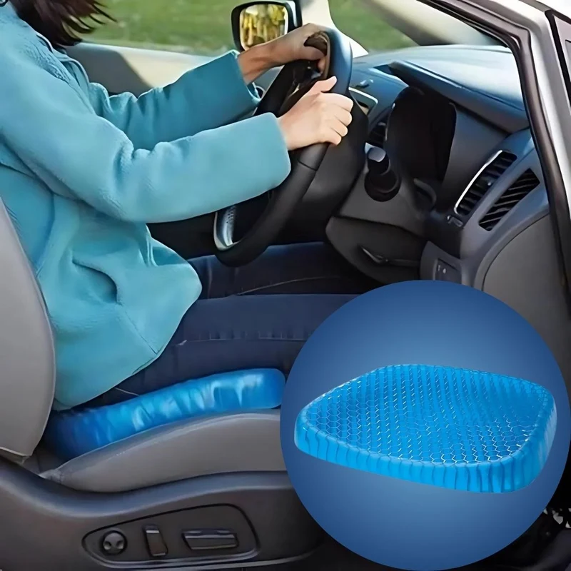 Orthopedisch Gelkussen met Stuitbeenontlasting voor Optimaal Zitcomfort Kantoorstoel Auto Rolstoel Thuis | Sansoti