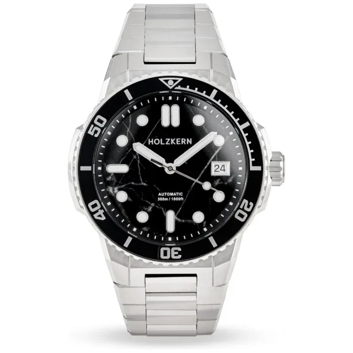 Holzkern Deepdiver Armbanduhr • Naturmaterialien • Taucheruhr-Design