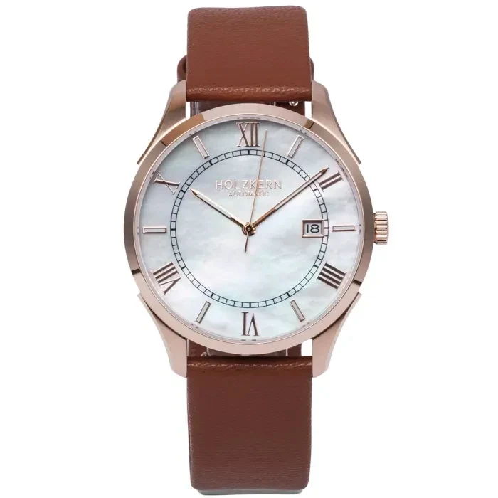 Holzkern Milestones Herrenuhr • Automatikwerk Miyota 9039 • Saphirglas