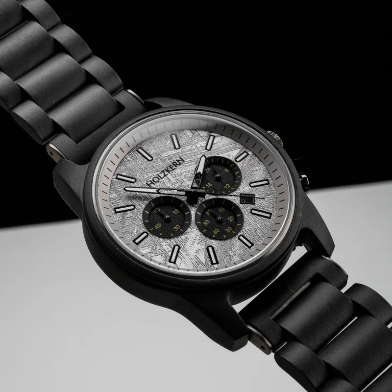 Holzkern Northwall 9010631016388 Herrenuhr • Holzgehäuse • Quarz-Chronograph