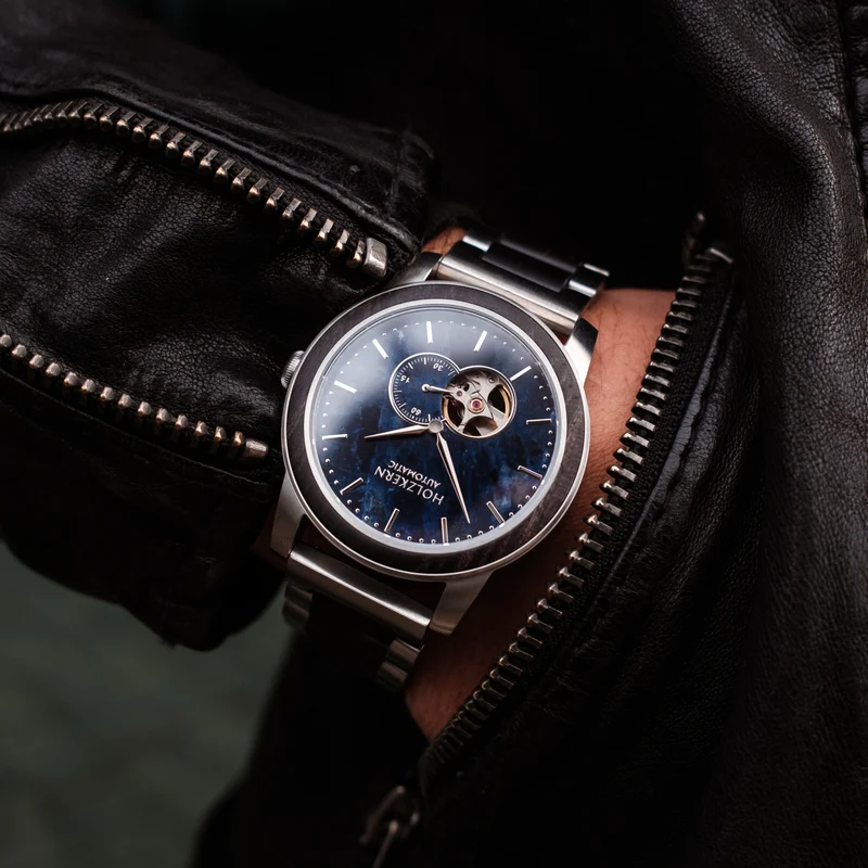 Holzkern Singapore 9010631003937 Herrenuhr • Automatikwerk Miyota 82S7 • Saphirglas