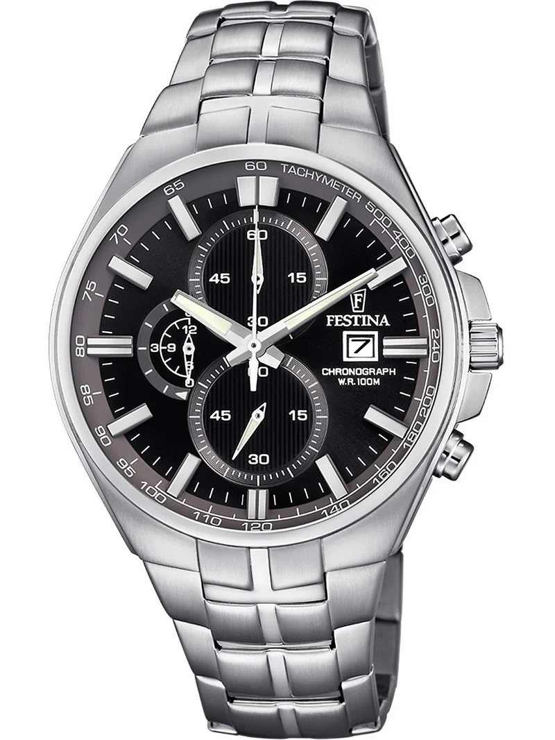 Festina Timeless Chronograph F6862/4 Herrenuhr • Mineralglas • Tachymeter