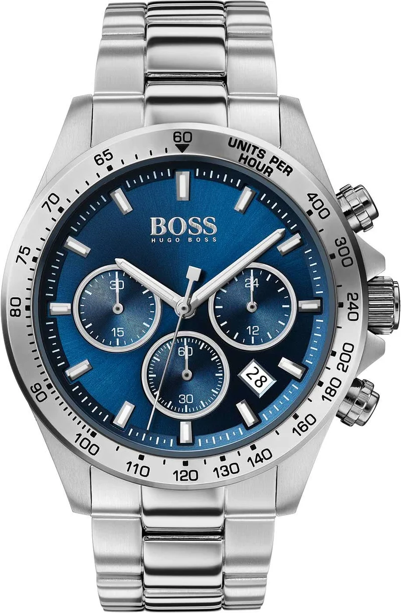 BOSS Hero 1513755 Herrenuhr • Elegantes Bicolor-Design • Sportlicher Chronograph