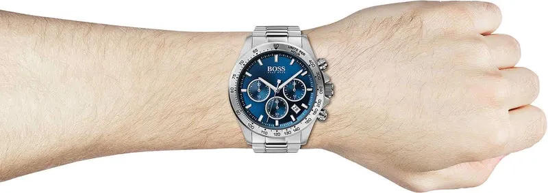 BOSS Hero 1513755 Herrenuhr • Elegantes Bicolor-Design • Sportlicher Chronograph