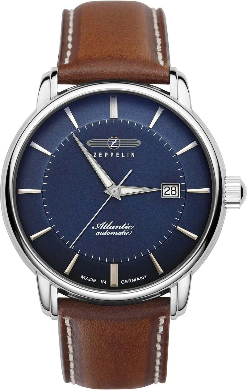 Zeppelin Atlantic 8452-3 Herrenuhr • Schweizer Automatikwerk • Made in Germany