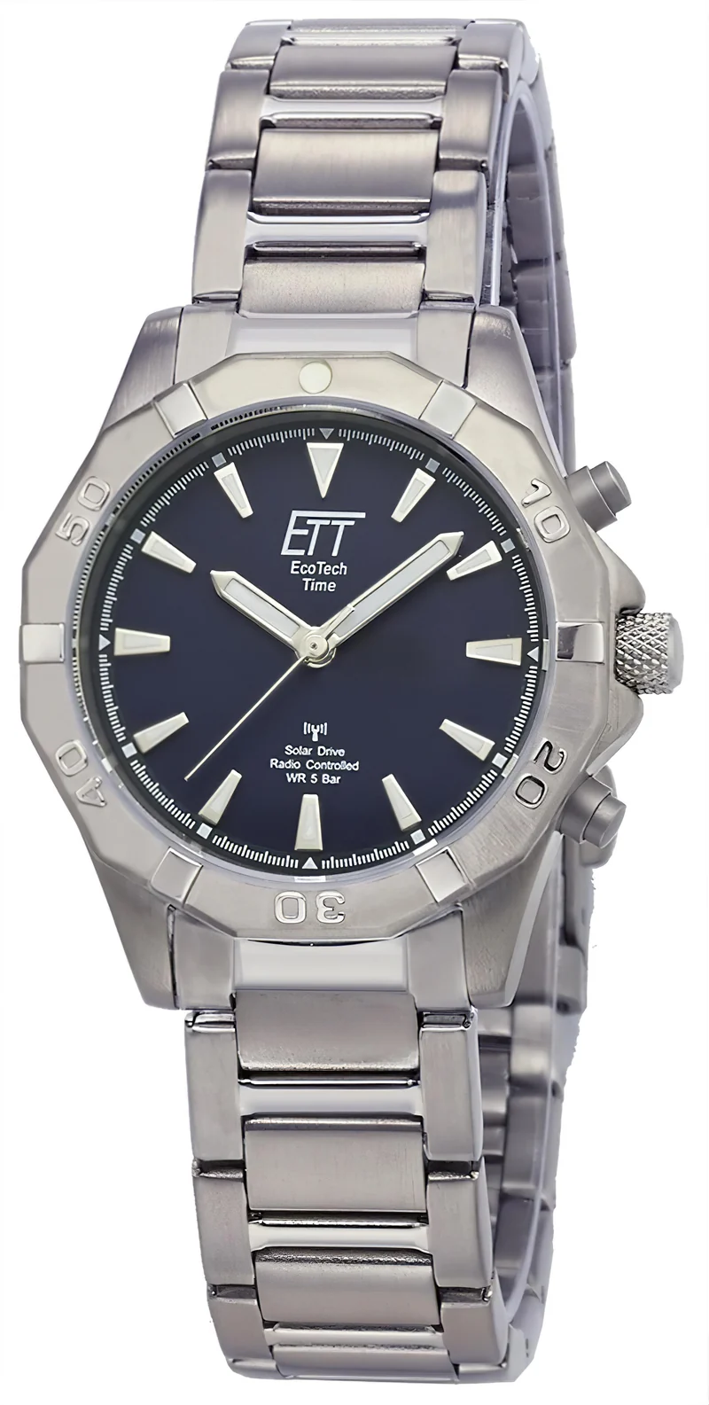 Eco Tech Time ELT-11357-23M Damenuhr • Solar-Funk • Titan