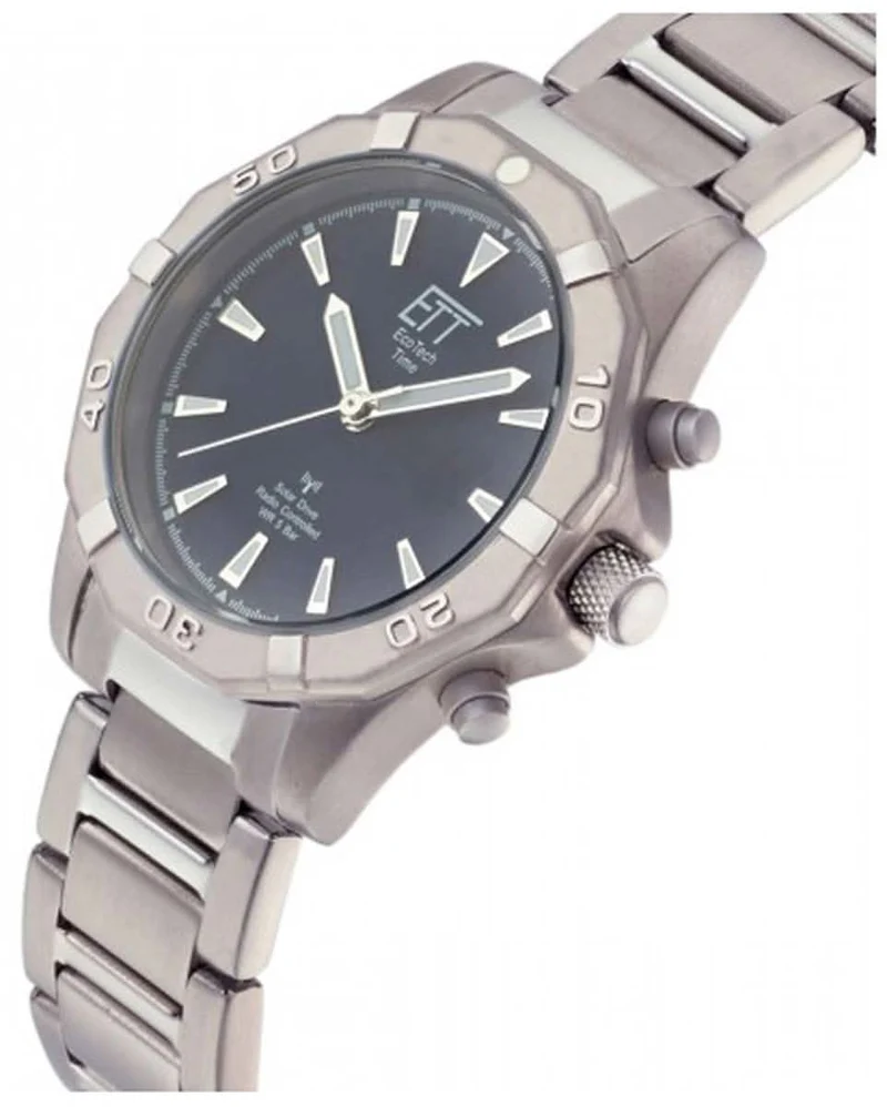 Eco Tech Time ELT-11357-23M Damenuhr • Solar-Funk • Titan