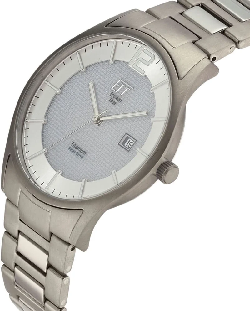 Eco Tech Time Gobi EGT-12052-41M Herrenuhr • Solar Funk • Titan