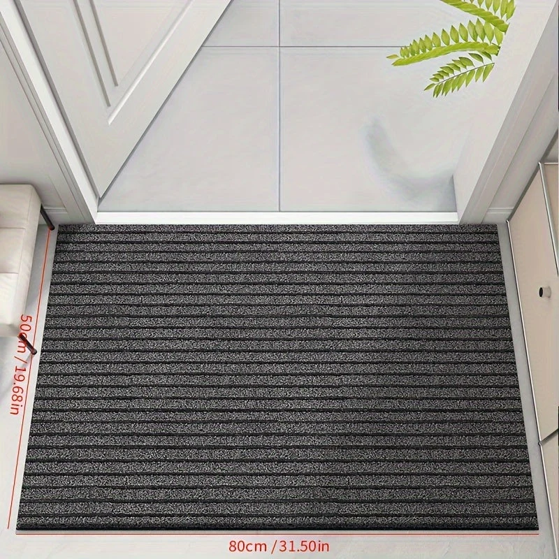 Buitenmat Weerbestendig 50x80 of 60x90 Grijs Rood Anti-Slip Voor Entree | Sansoti