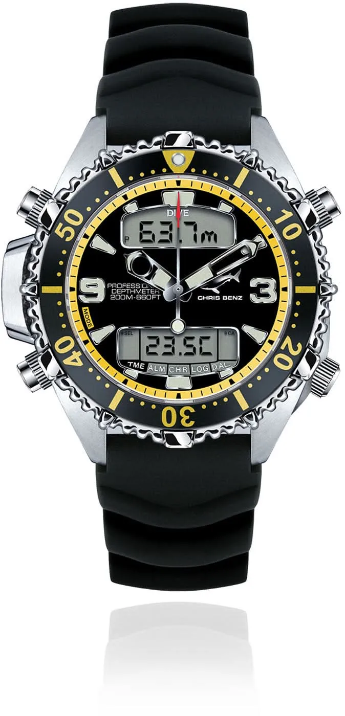 Chris Benz Depthmeter CB-D200X-Y-KBS Uhr • 200m • Saphir