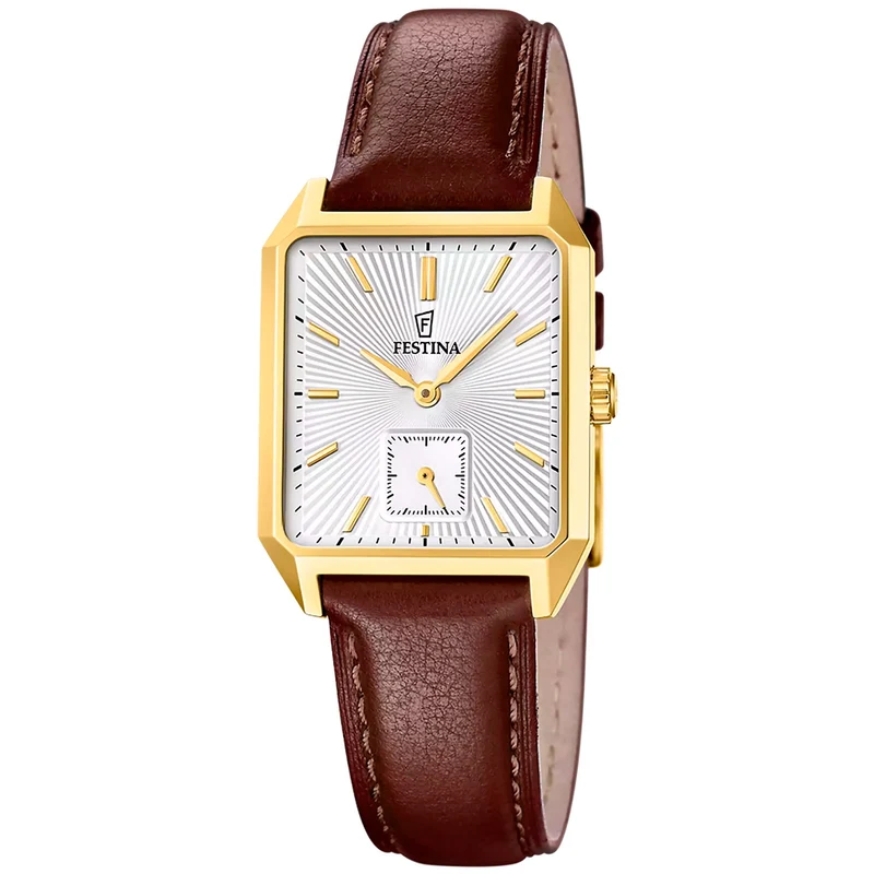 Festina On The Square F20780/3 Herren • Quarzwerk • Eckiges Gehäuse