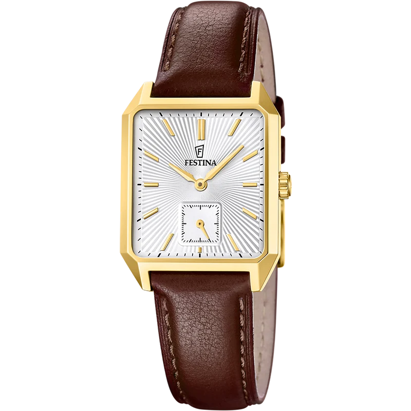 Festina On The Square F20780/3 Herren • Quarzwerk • Eckiges Gehäuse