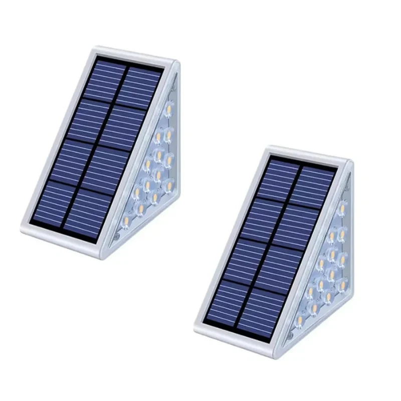 Solar Buitenlamp met Bewegingssensor IP65 Waterdicht voor Trap Tuinpad Automatische Trapverlichting LED | Sansoti