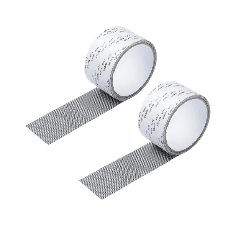 Herstelband voor Vliegengaas - Zelfklevend Reparatietape - Glasvezel - Weersbestendig - Zwart Grijs Wit | Sansoti