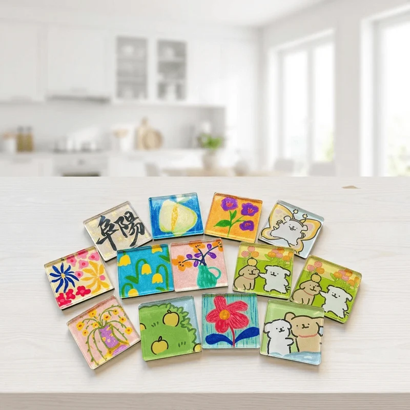 Magnetische Fotohouders Acryl DIY Set Koelkastmagneten voor Herinneringen Persoonlijke Momenten Foto Display | Sansoti