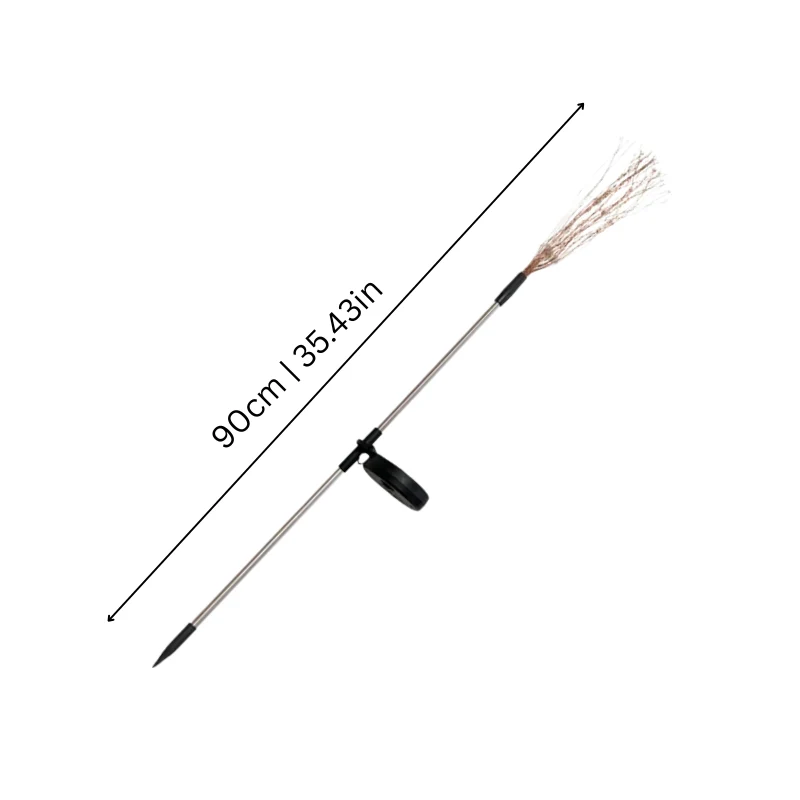 Solartuinverlichting LED Vuurwerk Effect Buigbare Armen Weerbestendig Decoratief Tuinlicht Buitenlamp | Sansoti