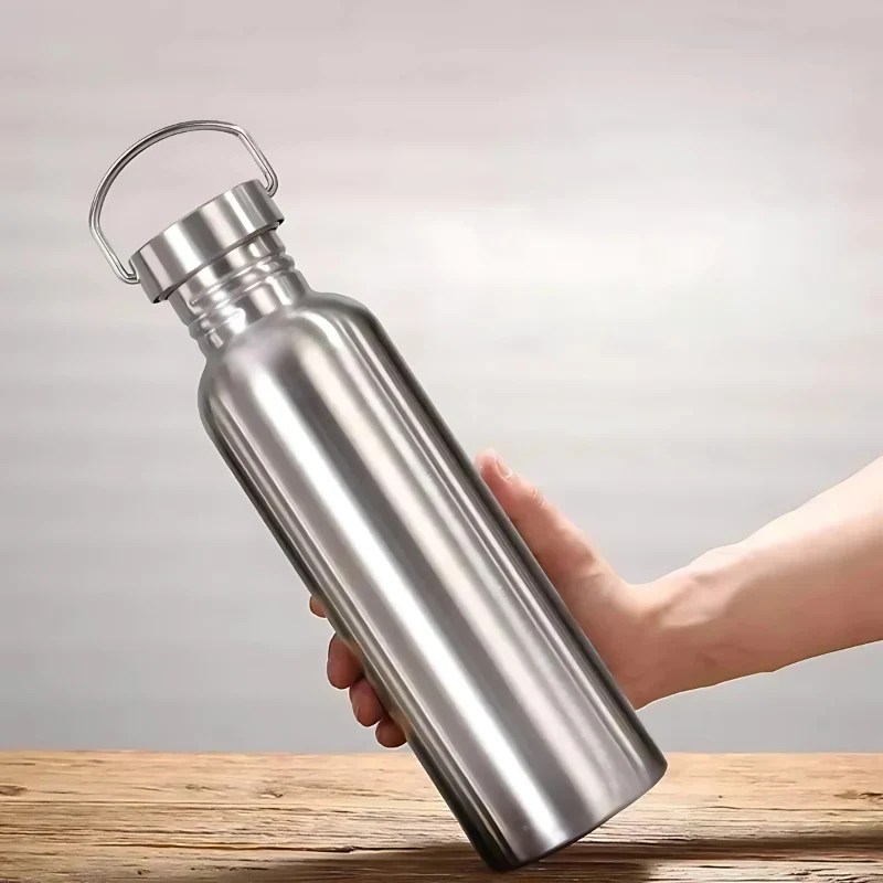 Thermosfles RVS met Lekvrije Dop 350-1000ml Dubbelwandig Geïsoleerd Drinkfles Sport Wandelen Outdoor | Sansoti