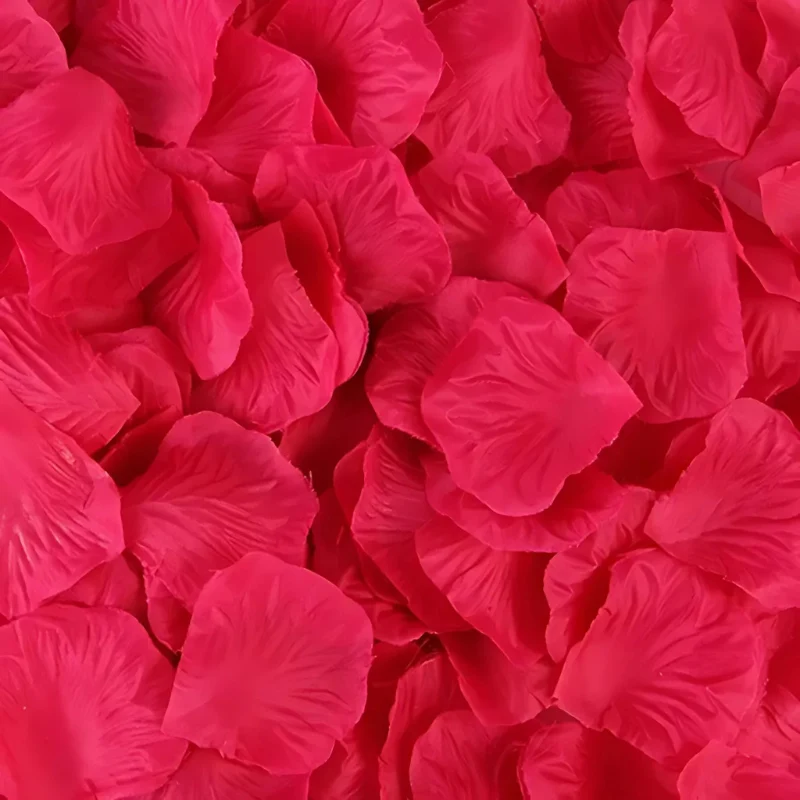 Decoratieve Rozenblaadjes van Zijde Set - Herbruikbaar Feestdecoratie voor Bruiloft Romantisch Diner | Sansoti