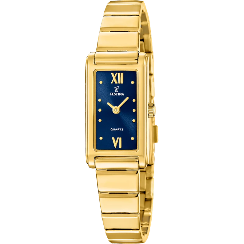 Festina Mademoiselle F20768/4 Damen Armbanduhr Blau • Mineralglas • Quarzwerk