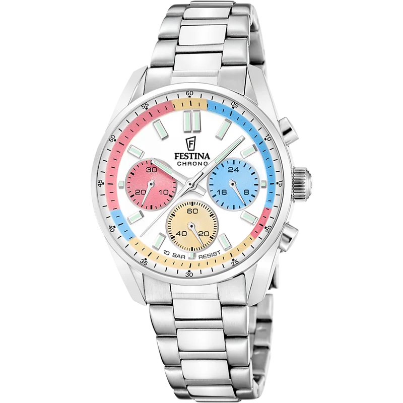 Festina Boyfriend F20753/6 Damenuhr • Chronograph • 10 ATM