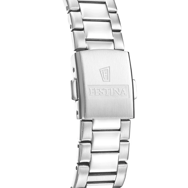 Festina Boyfriend F20753/2 Unisex Armbanduhr Azurblau • Chronograph • Mineralglas
