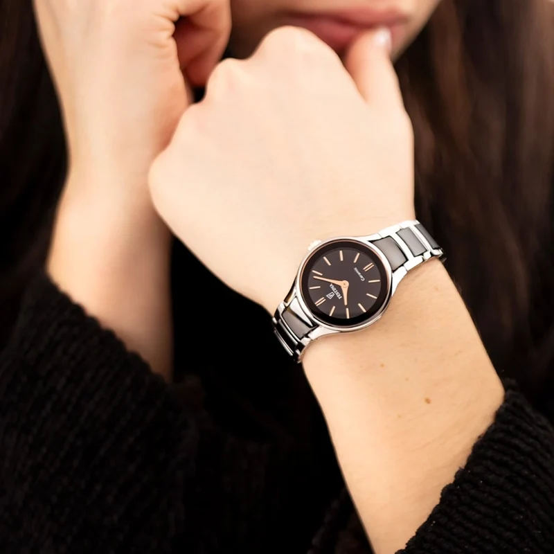 Festina F20752/7 Damen Armbanduhr Schwarz • Keramikgehäuse • Quarzwerk MIYOTA