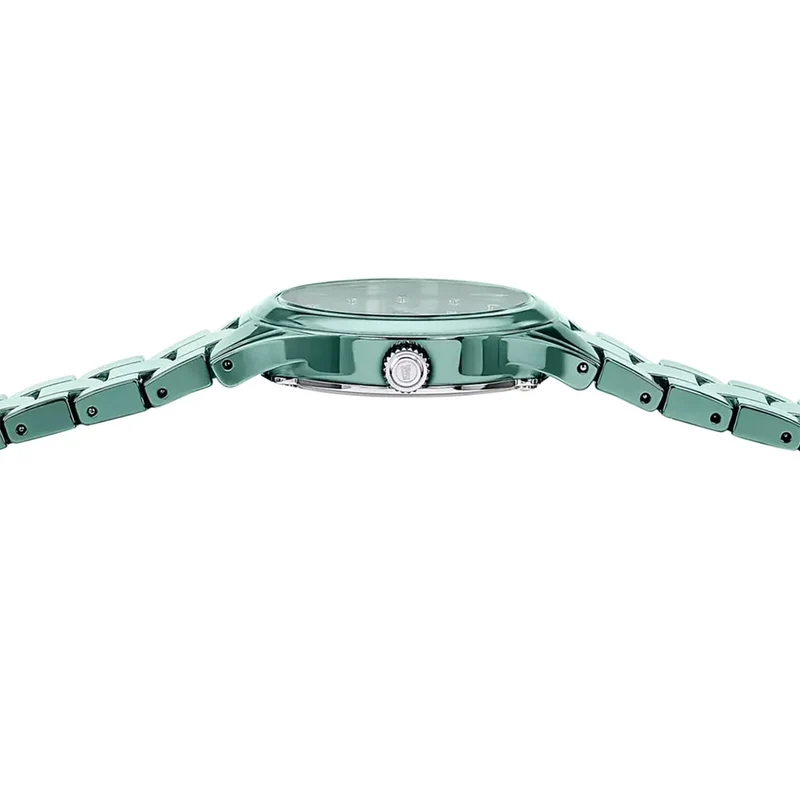 Festina F20751/3 Damenuhr Keramik Salbeigrün • Keramikarmband • Elegantes Damendesign