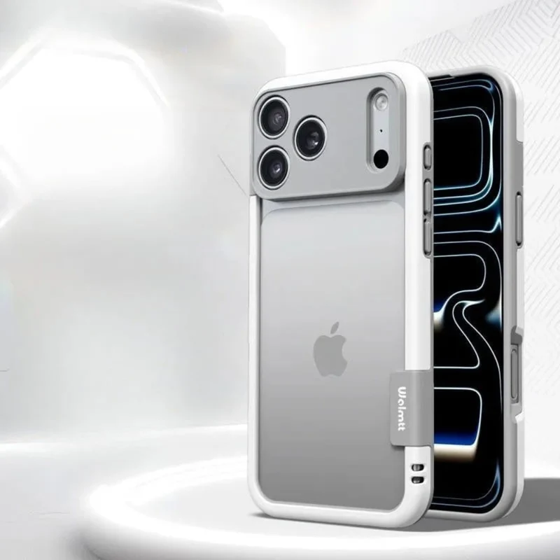 Tweekleurige Siliconen iPhone Bumper Case met Camerarand Bescherming Shockproof Hoesje voor iPhone 13-17 | Sansoti