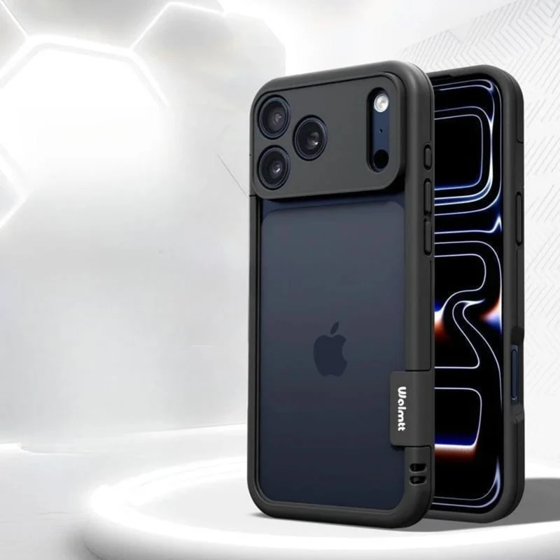 Tweekleurige Siliconen iPhone Bumper Case met Camerarand Bescherming Shockproof Hoesje voor iPhone 13-17 | Sansoti