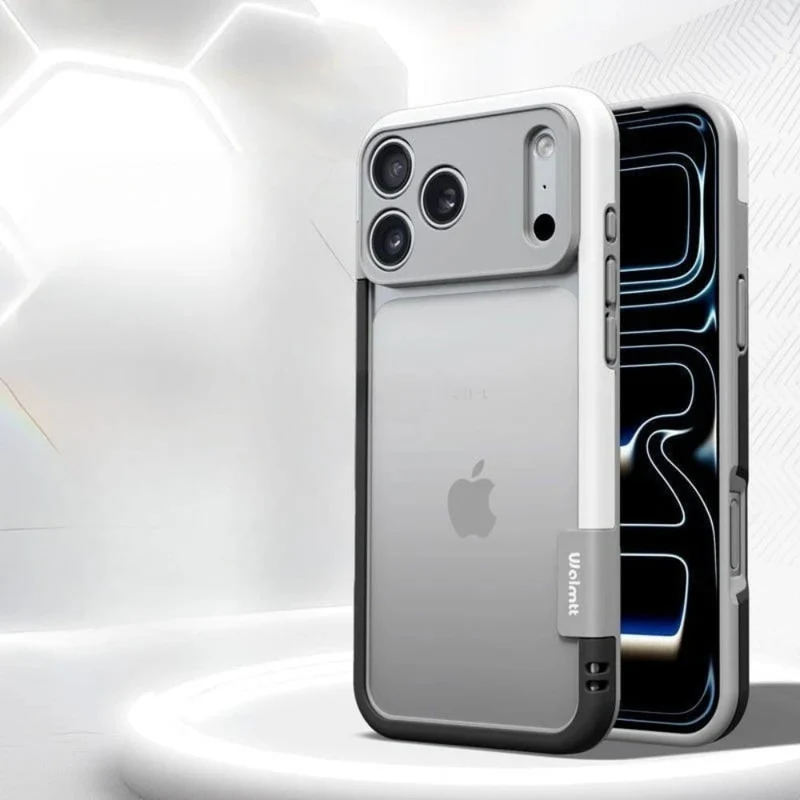 Tweekleurige Siliconen iPhone Bumper Case met Camerarand Bescherming Shockproof Hoesje voor iPhone 13-17 | Sansoti