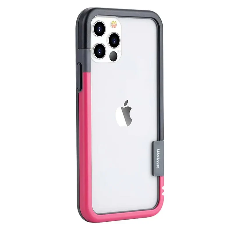 Tweekleurige Siliconen iPhone Bumper Case met Camerarand Bescherming Shockproof Hoesje voor iPhone 13-17 | Sansoti