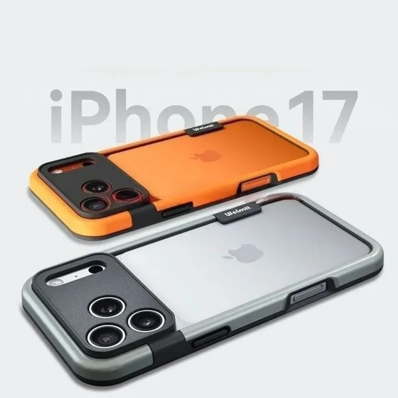 Tweekleurige Siliconen iPhone Bumper Case met Camerarand Bescherming Shockproof Hoesje voor iPhone 13-17 | Sansoti