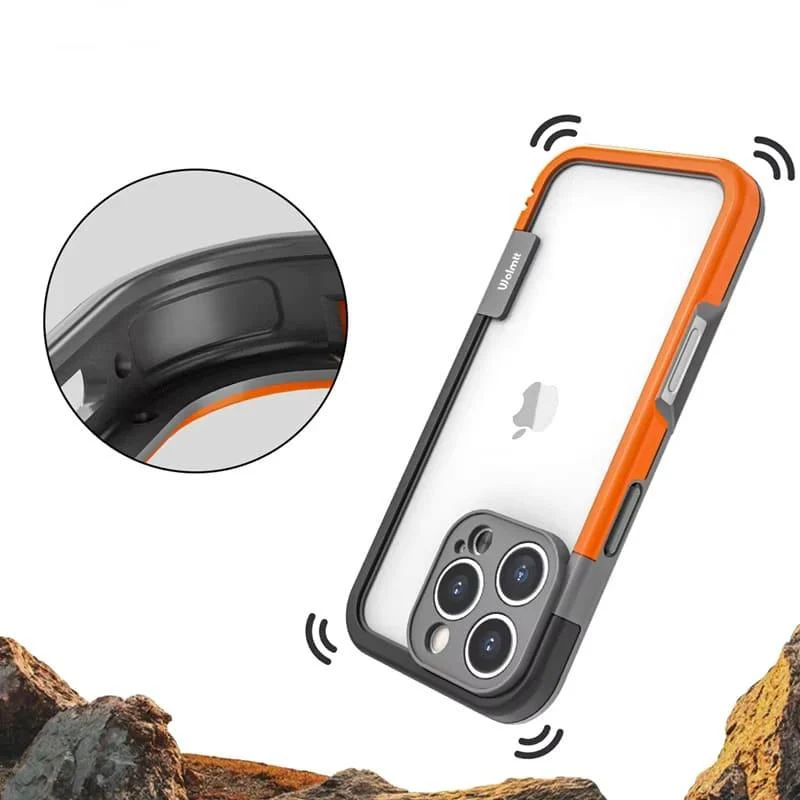 Tweekleurige Siliconen iPhone Bumper Case met Camerarand Bescherming Shockproof Hoesje voor iPhone 13-17 | Sansoti