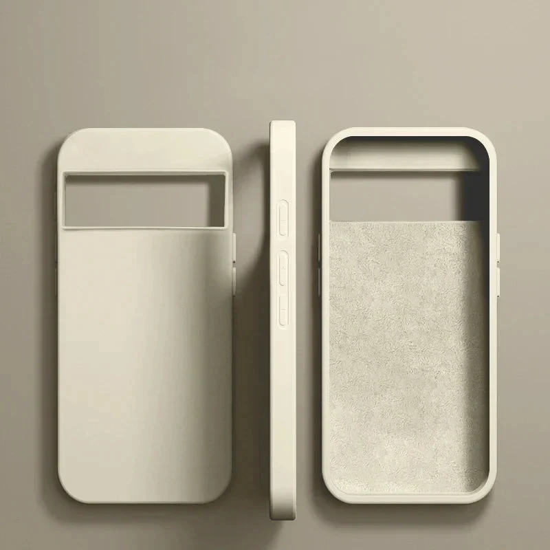 Vloeibaar Siliconen Telefoonhoesje Google Pixel Beschermhoes Draadloos Opladen Compatibel Shockproof | Sansoti