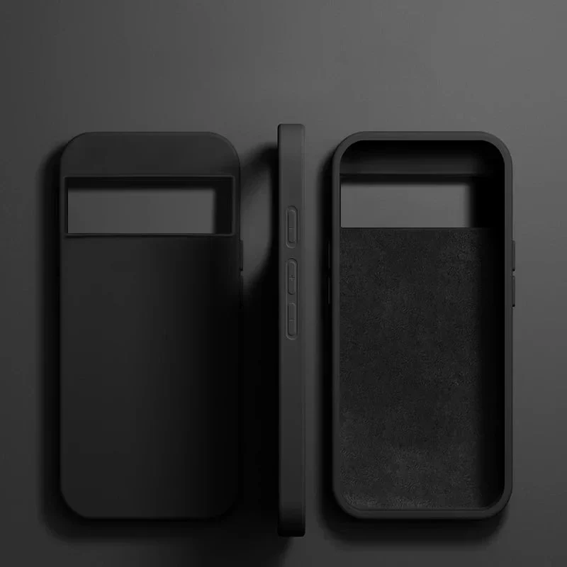 Vloeibaar Siliconen Telefoonhoesje Google Pixel Beschermhoes Draadloos Opladen Compatibel Shockproof | Sansoti