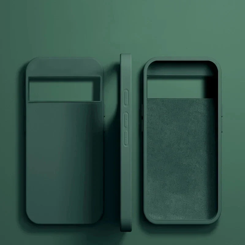 Vloeibaar Siliconen Telefoonhoesje Google Pixel Beschermhoes Draadloos Opladen Compatibel Shockproof | Sansoti