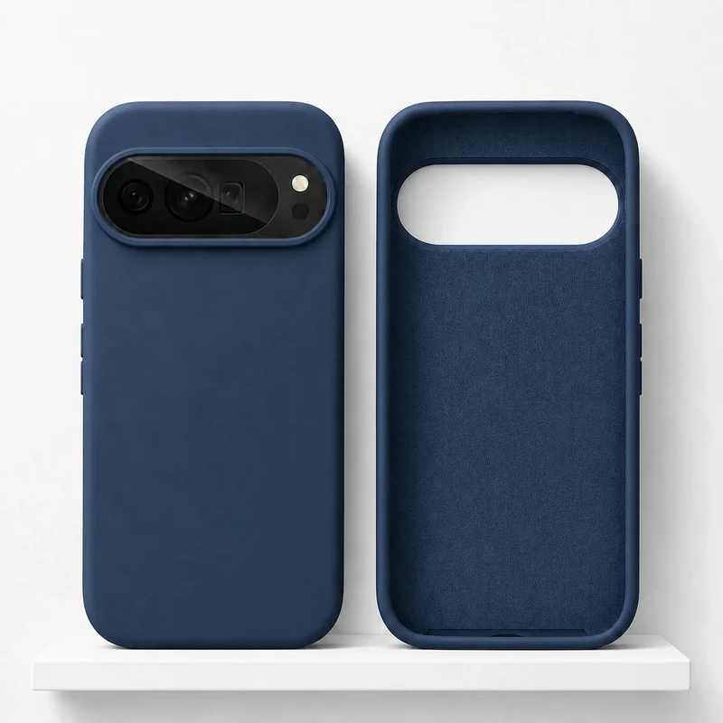 Vloeibaar Siliconen Telefoonhoesje Google Pixel Beschermhoes Draadloos Opladen Compatibel Shockproof | Sansoti