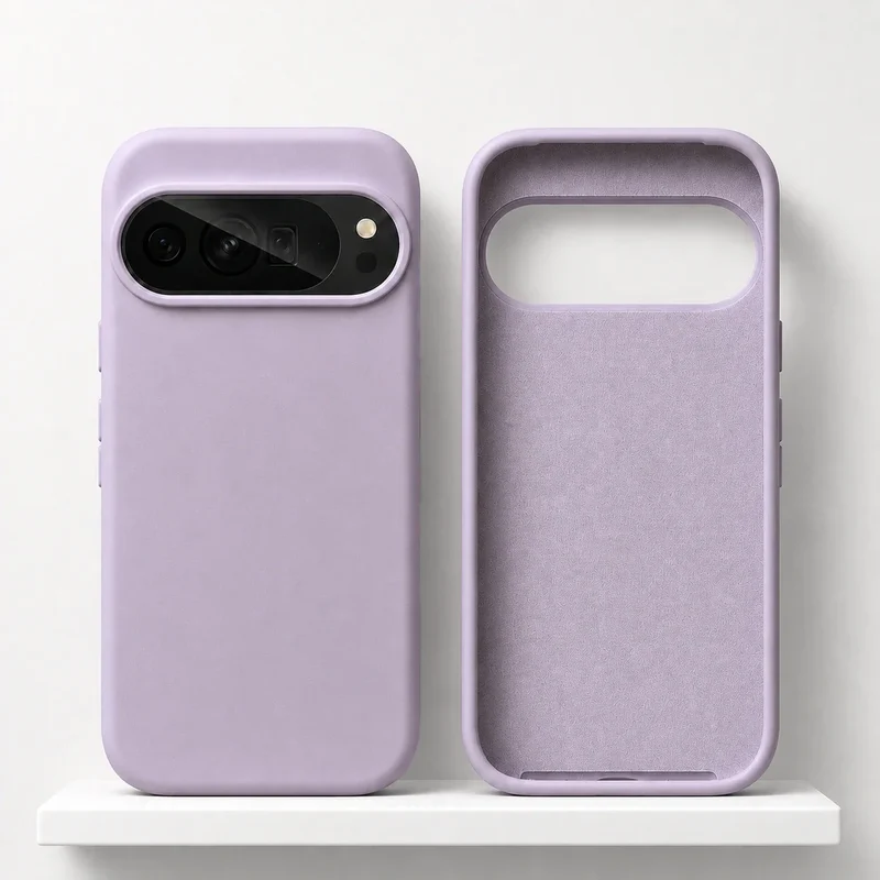 Vloeibaar Siliconen Telefoonhoesje Google Pixel Beschermhoes Draadloos Opladen Compatibel Shockproof | Sansoti