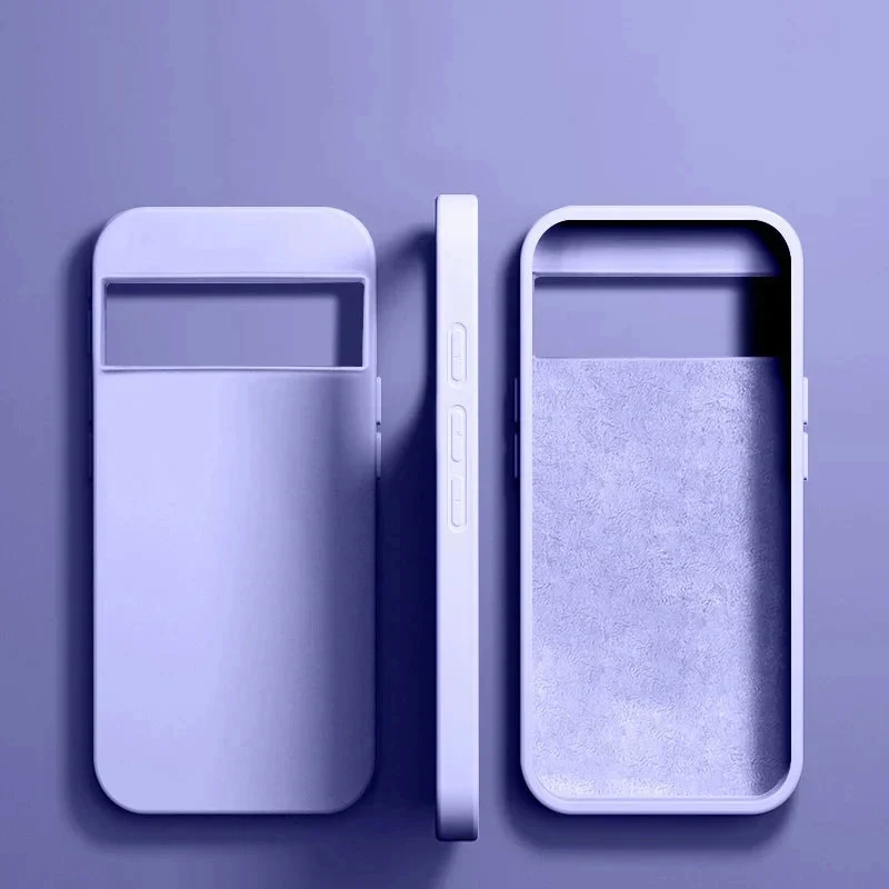 Vloeibaar Siliconen Telefoonhoesje Google Pixel Beschermhoes Draadloos Opladen Compatibel Shockproof | Sansoti