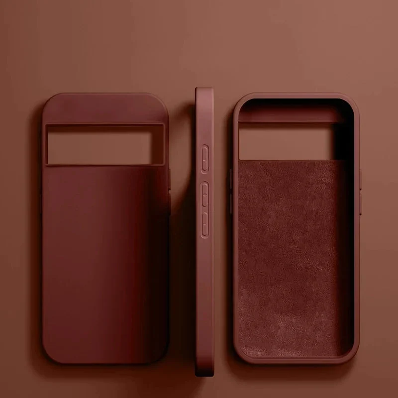 Vloeibaar Siliconen Telefoonhoesje Google Pixel Beschermhoes Draadloos Opladen Compatibel Shockproof | Sansoti