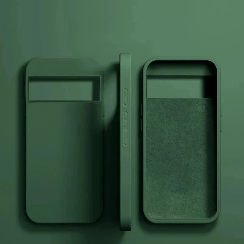 Vloeibaar Siliconen Telefoonhoesje Google Pixel Beschermhoes Draadloos Opladen Compatibel Shockproof | Sansoti